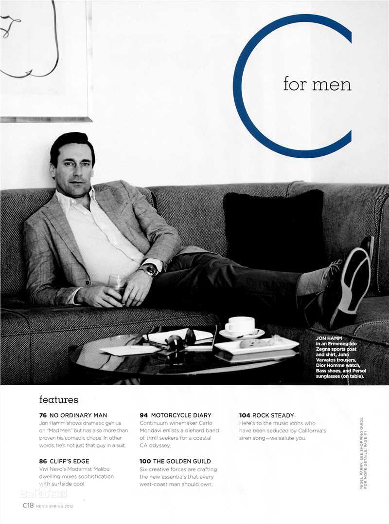 精选乔哈姆(Jonathan Daniel Hamm)乔·哈姆精彩图册