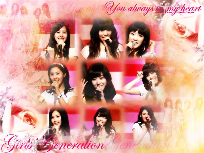 最全少女时代(韩文： 日文：しょうじょじだい 英文：Girls' Generation)素颜照