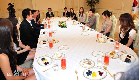 少女时代(韩文： 日文：しょうじょじだい 英文：Girls' Generation)受总统夫人之邀访问青瓦台壁纸壁纸