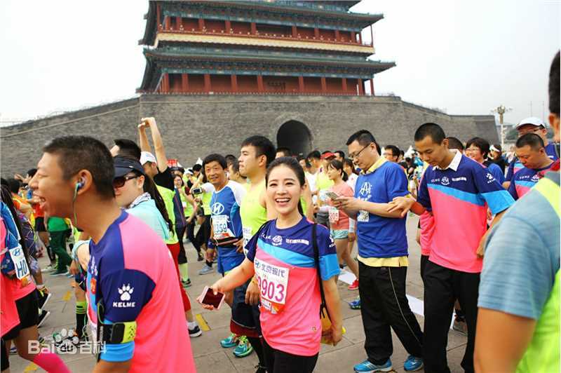 王碧儿－北京马拉松前后照片