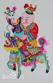 麒麟(Qilin)剪纸照片集锦前后照片