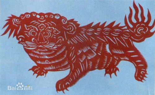 麒麟(Qilin)剪纸照片集锦前后照片