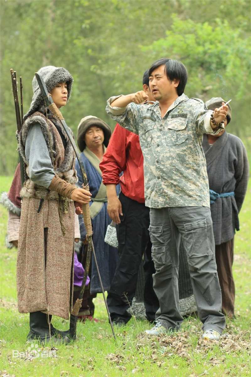 最新张沐在电影《大金始祖》工作照中的图集