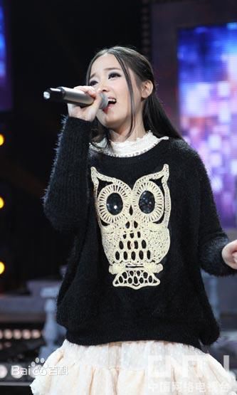 郑湫泓(Greenly)快乐女声前后照片