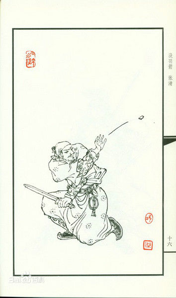 张清各类画像前后照片