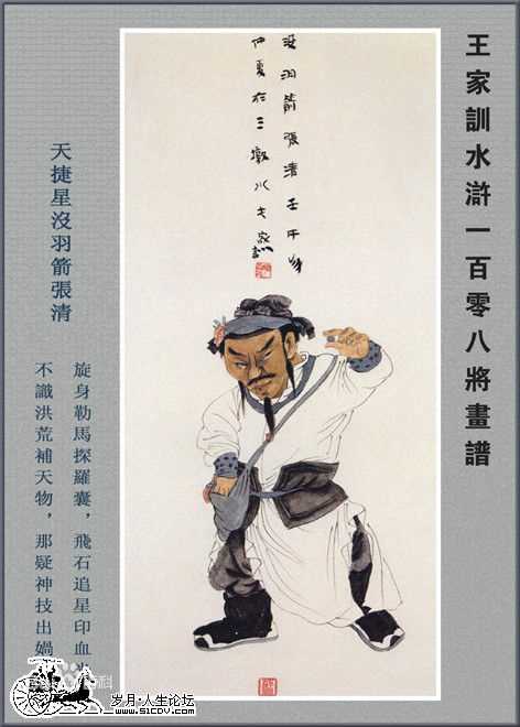 张清各类画像前后照片