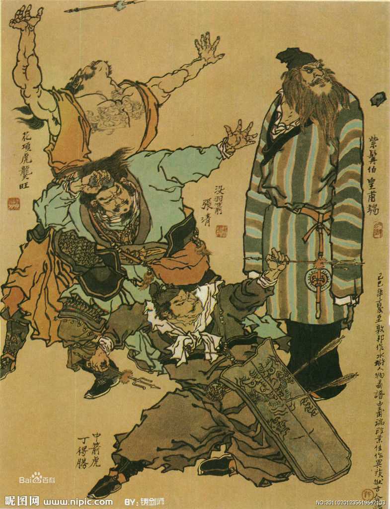 张清各类画像前后照片