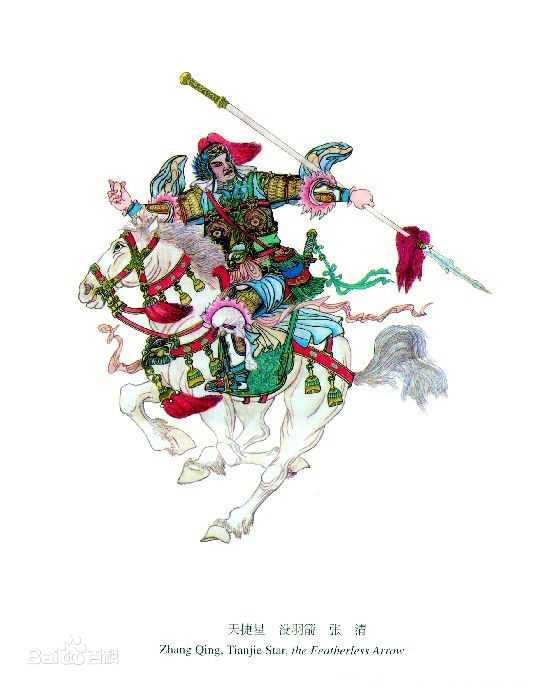 张清各类画像前后照片