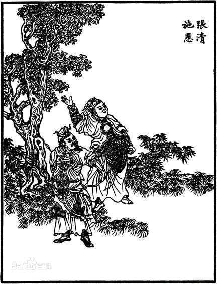 张清各类画像前后照片