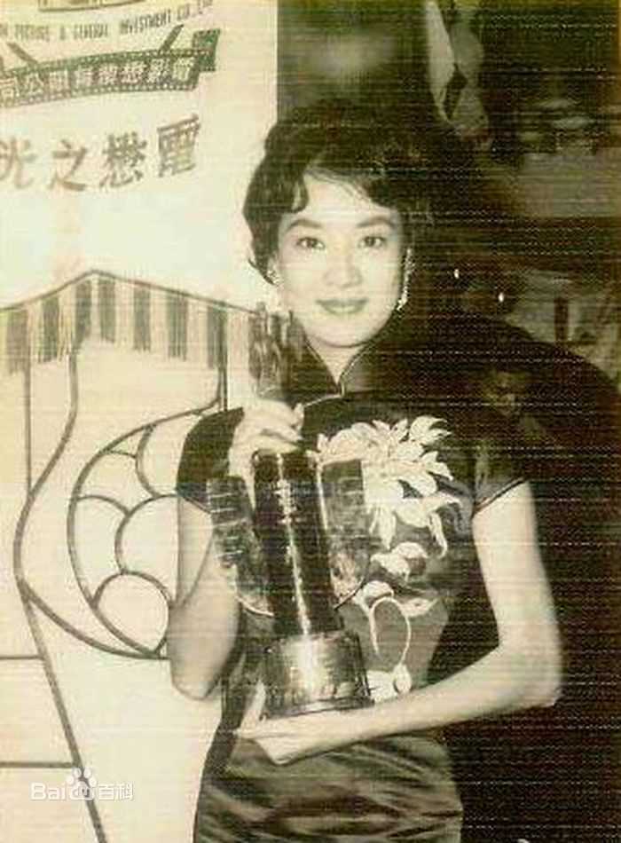 尤敏·获奖时刻前后照片