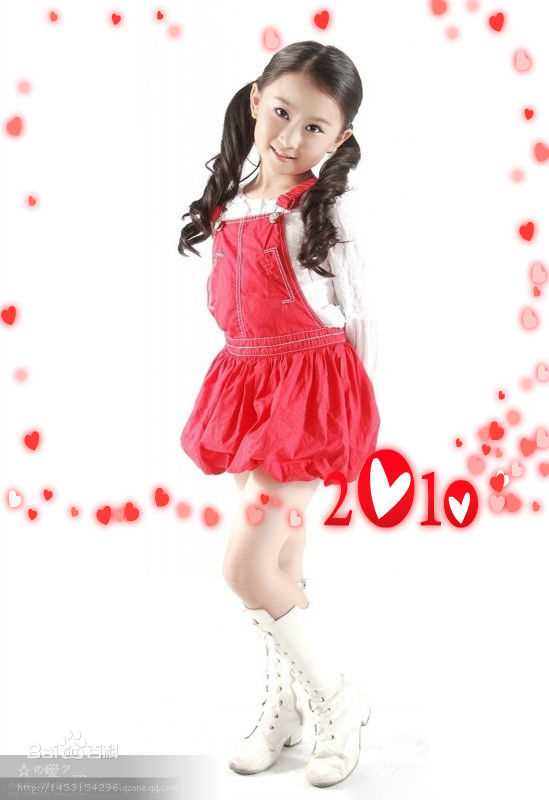 刘姝辰艺术照前后照片