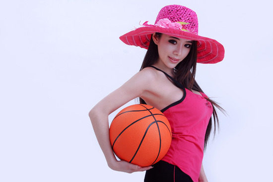 优质混血篮球宝贝动感展青春气息相册