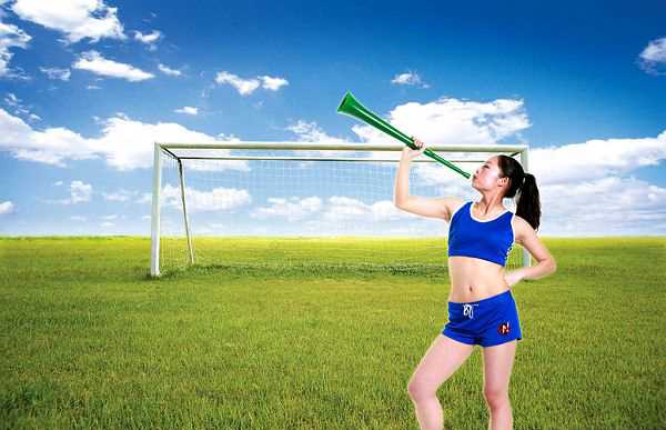 高清清纯宝贝助威世界杯,争芳斗艳挺偶像球队_图册