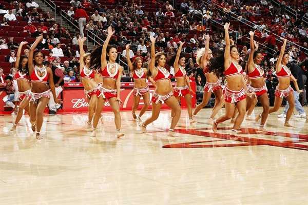 高清性感红装贺圣诞的NBA美女图集