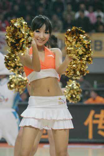 高清记清四射的篮球美女图集