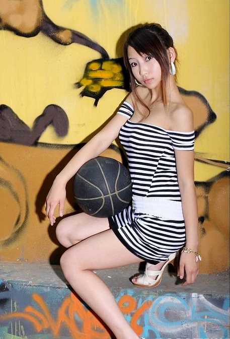 最新楚楚动人的篮球性感美女图集