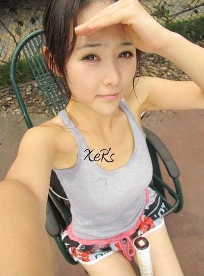 优质香汗淋漓弄湿薄衫之网球美女图片