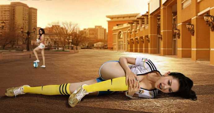 优质“翻版舒淇”潘霜霜变身皇马宝贝相册