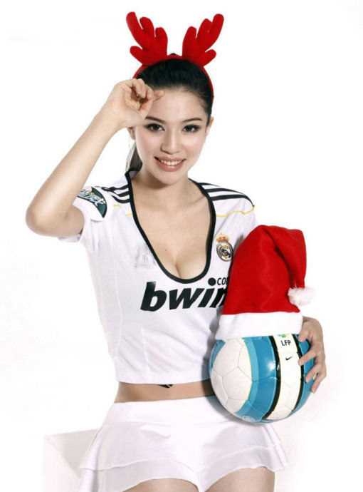 优质“翻版舒淇”潘霜霜变身皇马宝贝相册