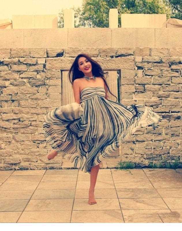 高清奥运女郎孙敬媛优雅化身雅典女神图册