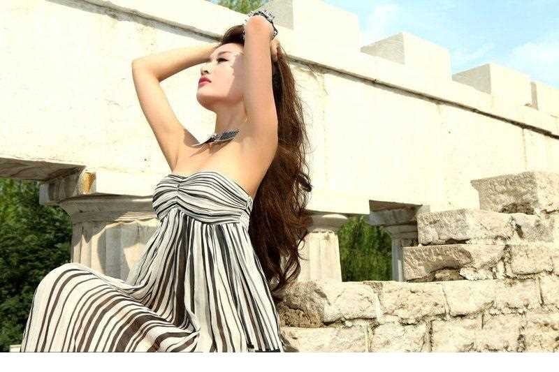 高清奥运女郎孙敬媛优雅化身雅典女神图册