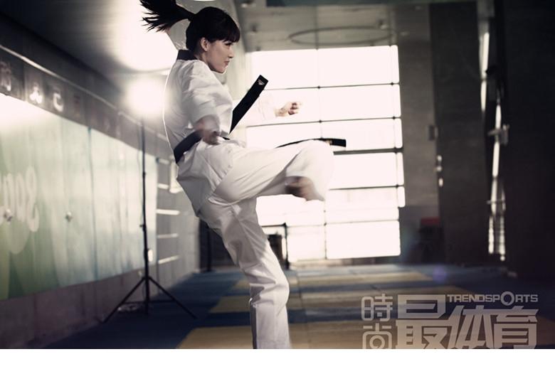 高清美女叶倩云奥运跆拳道霸气图集