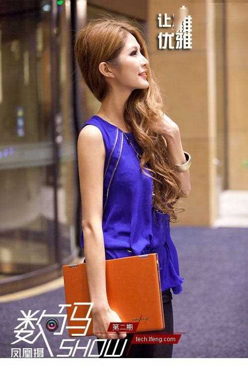 精选美女模特林筱代言数码产品图册