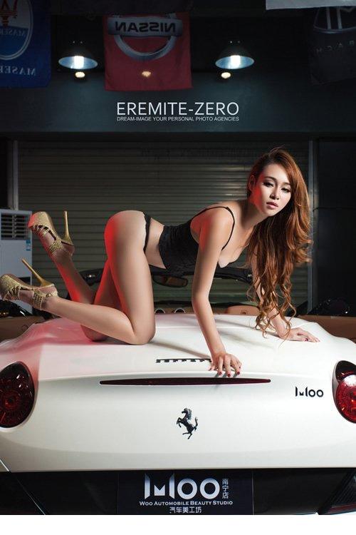 最新WOO法拉利性感女郎—GIGI壁纸