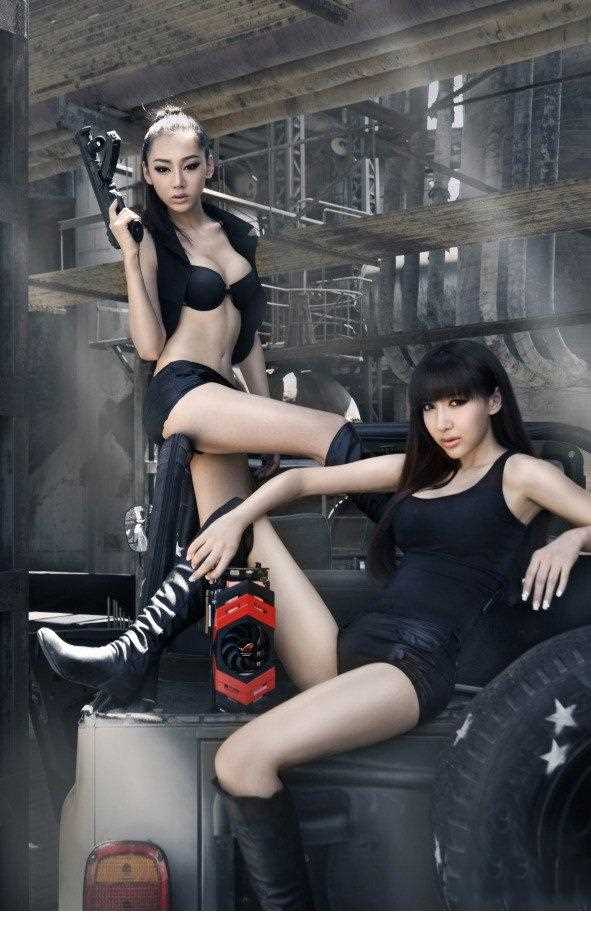 高清张婉悠携显卡性感互动图集