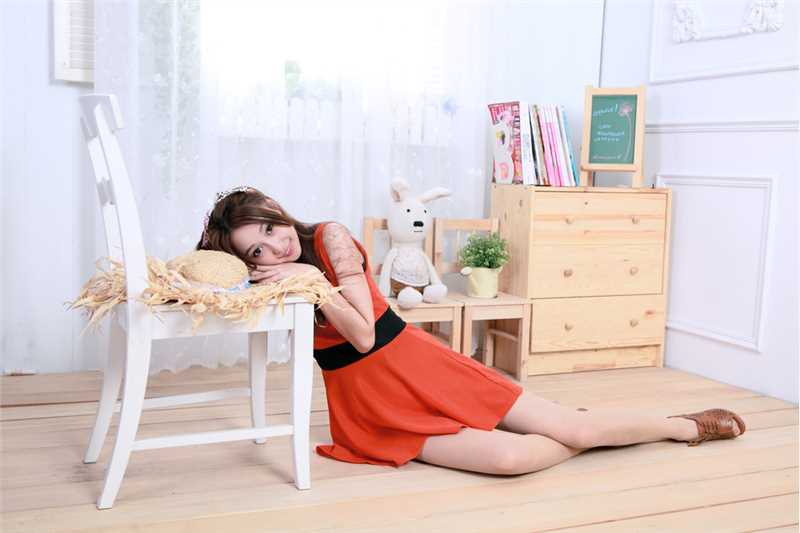 高清性感嫩模祁迹清纯私房照图集