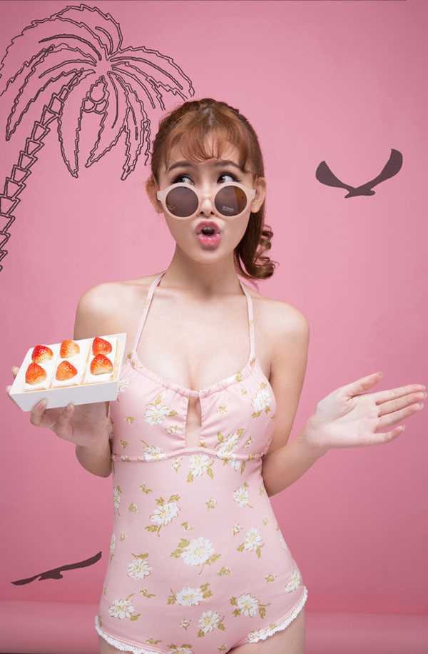 优质新生代嫩模郑伊俏皮可人相册