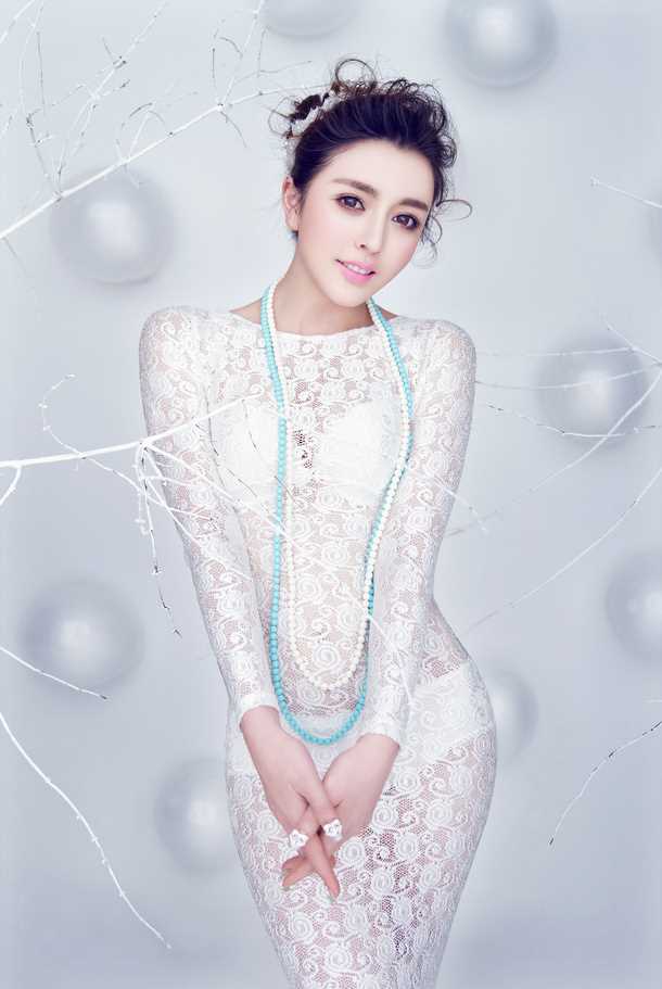 最全高兮妍透视长裙性感撩人壁纸