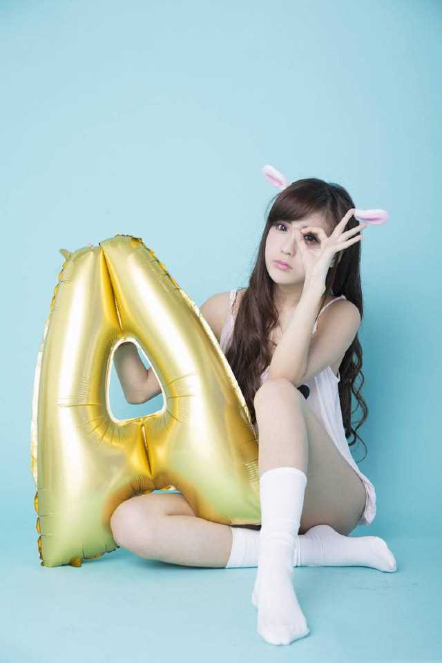 高清平面模特曹安娜俏皮可爱图集