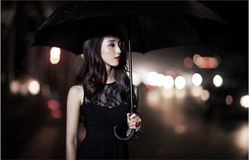 优质美女模特褚萌琦午夜街头性感诱人相册