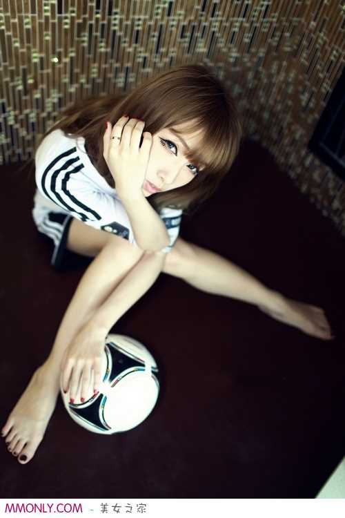 高清可爱足球宝贝私房高清图集