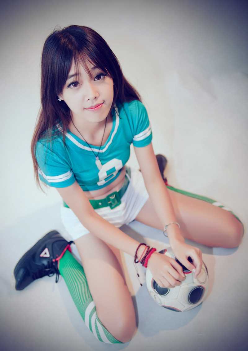 高清足球宝贝清纯可爱高清图集