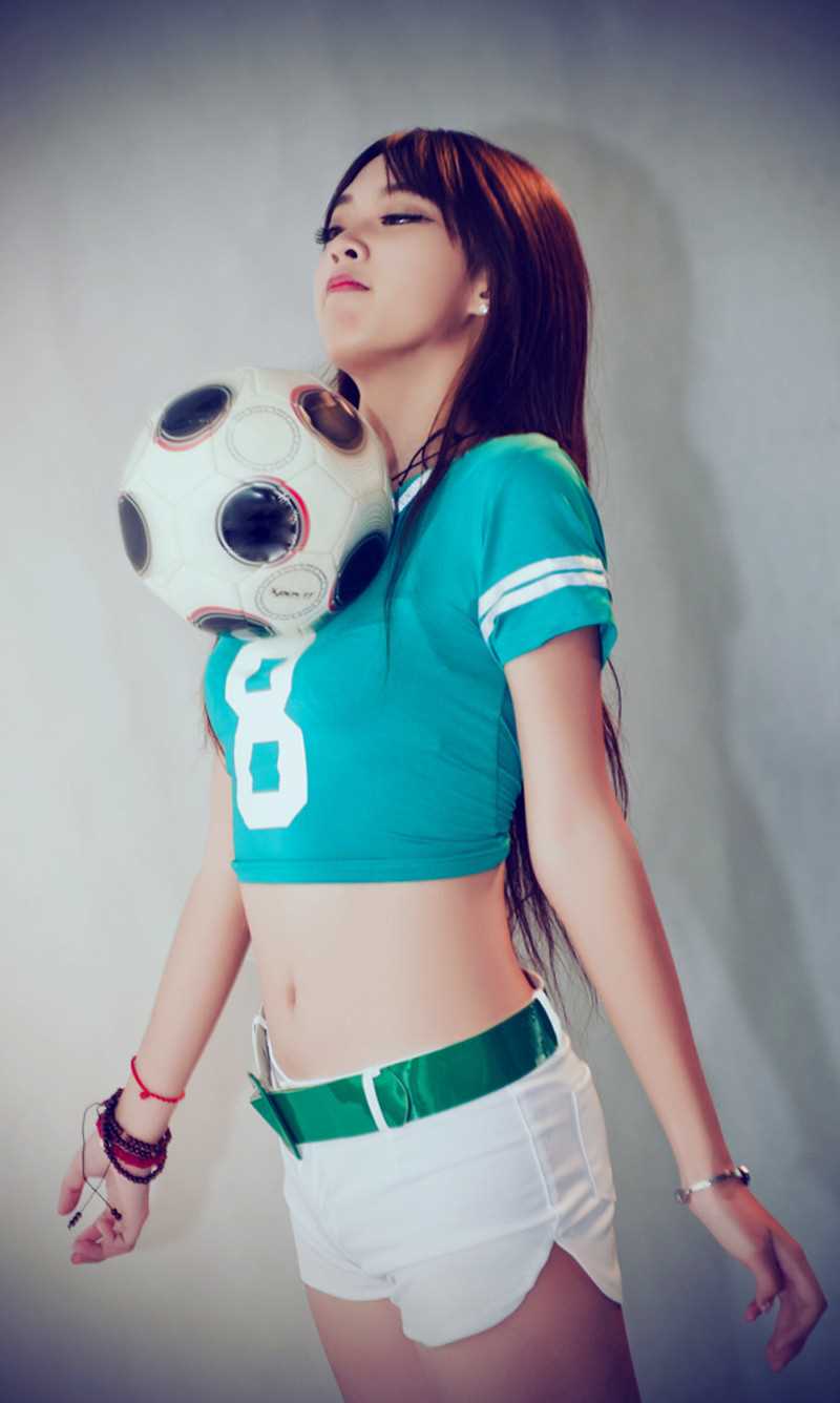 高清足球宝贝清纯可爱高清图集