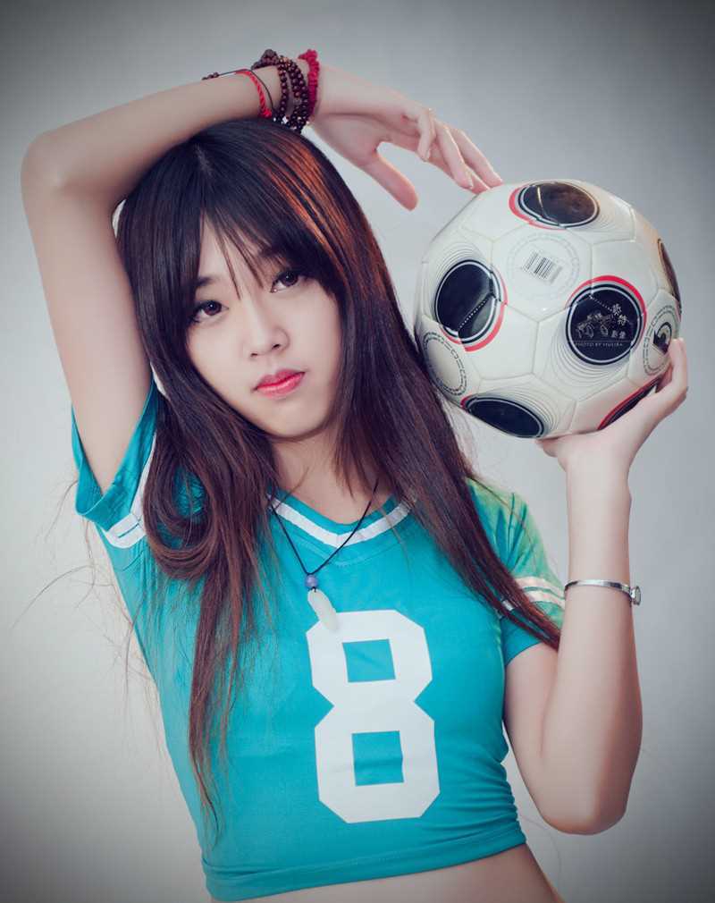 高清足球宝贝清纯可爱高清图集