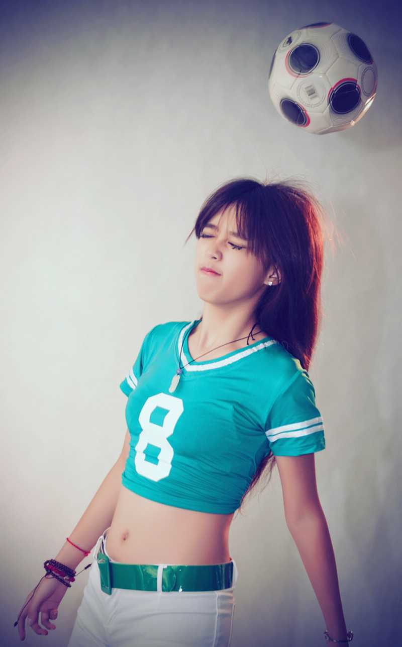 高清足球宝贝清纯可爱高清图集