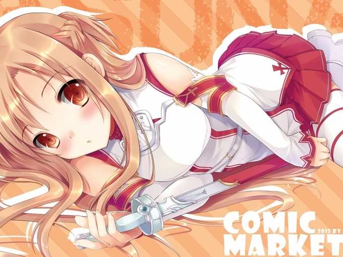 刀剑神域亚丝娜湿身动漫美女图片