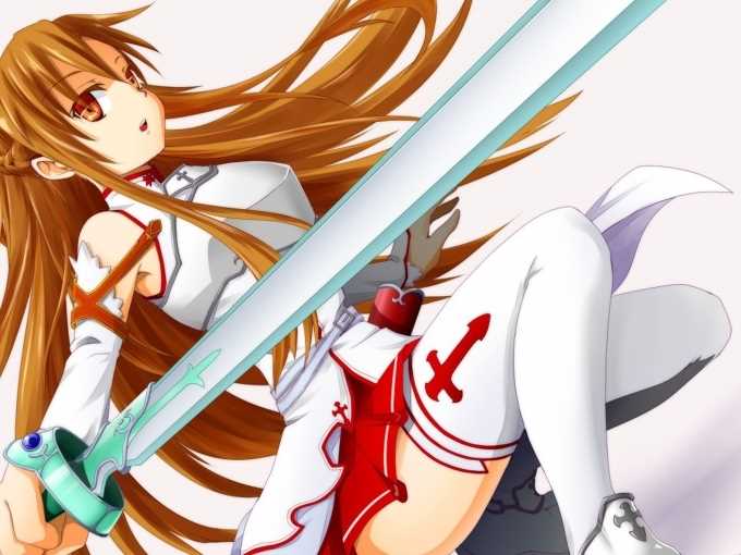 刀剑神域亚丝娜湿身动漫美女图片