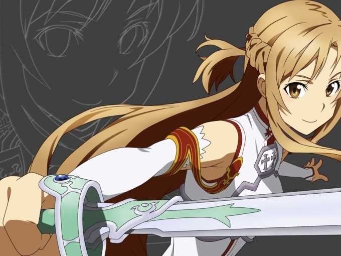 刀剑神域亚丝娜湿身动漫美女图片