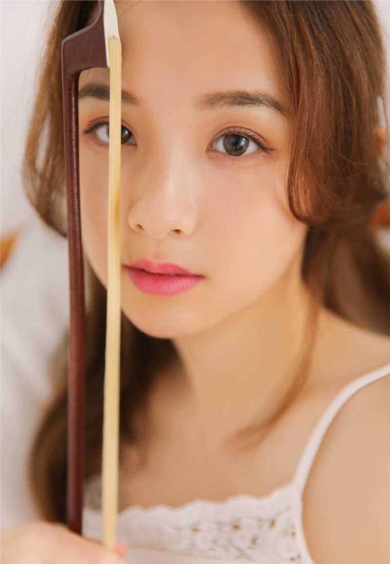 最全文艺音乐少女小清新天然尤物吊带长裙浪漫清纯相册