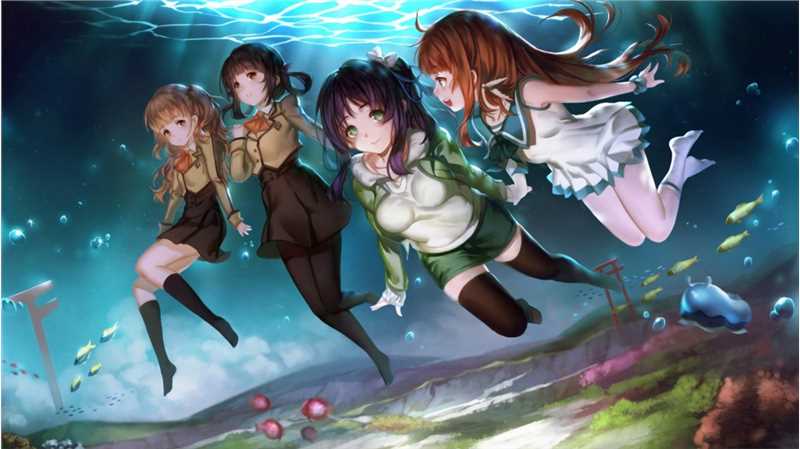 精选动漫制服美少女小姐姐可爱清纯动人吸晴养眼高清壁纸图册