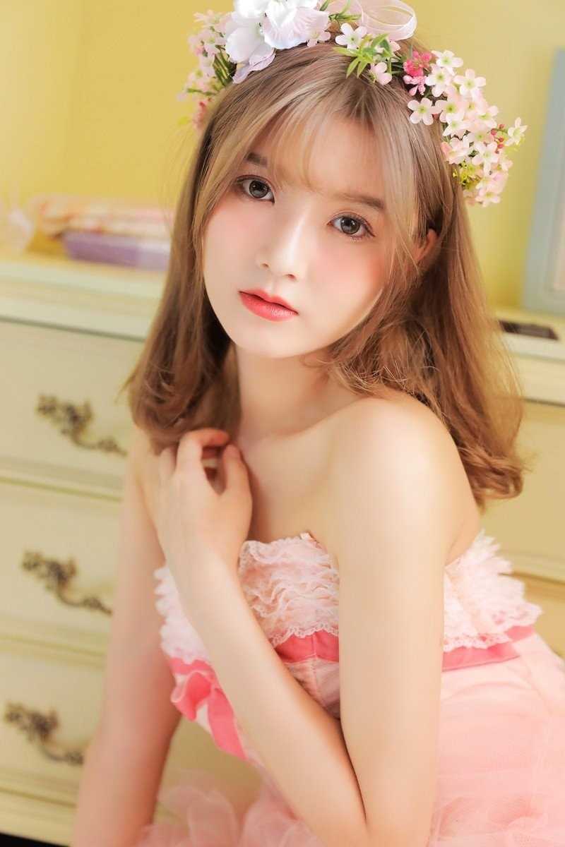 特别专辑粉色森林系少女软妹洛丽塔蕾丝长裙浪漫清纯图片图片