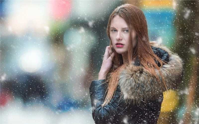 时尚模特街头异域美女清纯妩媚撩人气质