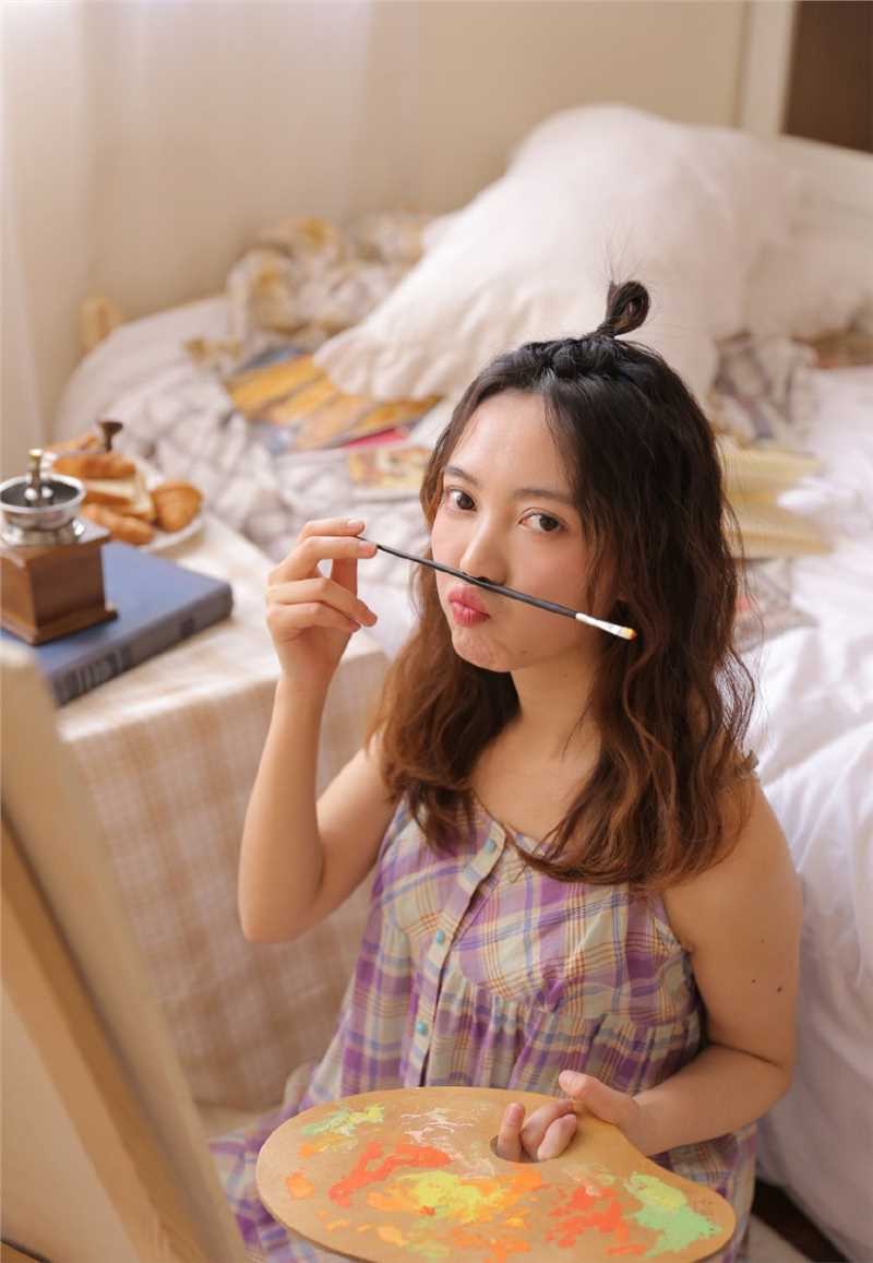 网络美女模特私房卖萌俏皮小清新清纯