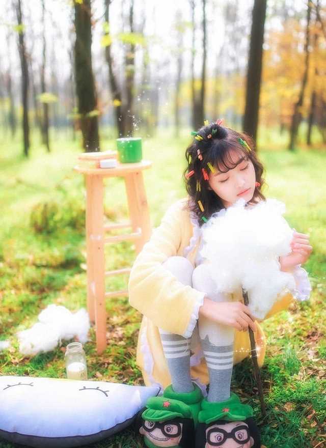 精选自然气质美女森林清纯养眼唯美梦幻可爱图册