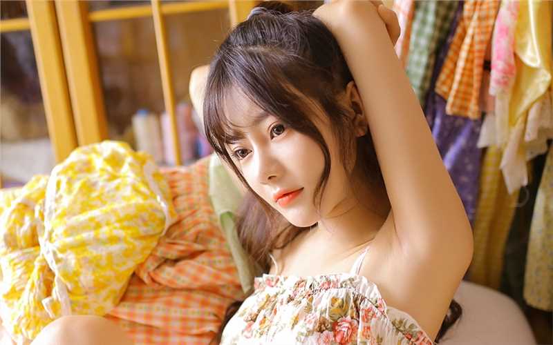 特别专辑邻家女孩吊带碎花裙诱人养眼清纯极品图库