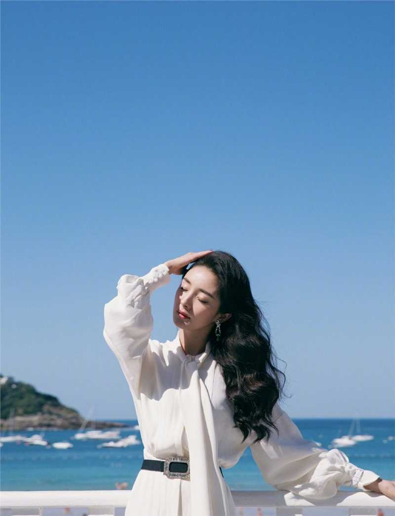 精选海边风情美女气质优雅迷人艳丽清纯图片图册